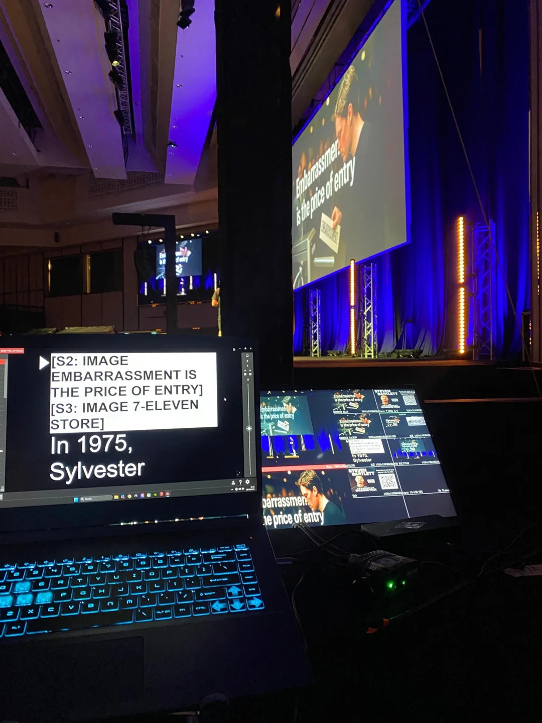 Prompter operator — Steven Bartlett Tour Asia